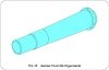 Aber 72L-15 Lufa 15cm do niemieckiej haubicy SiG 33 / German 15cm SIG 33 gun barrel 1/72